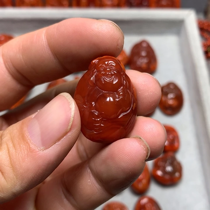 南红玛瑙吊坠(不含链)未镶嵌H*y