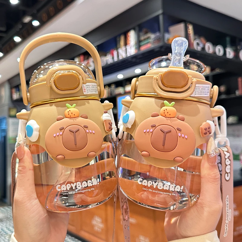 水杯幼儿园男孩女童女孩学生上学专用吸管杯夏季耐高温水壶