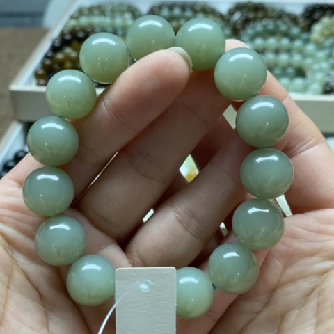 和田玉未镶嵌手链114