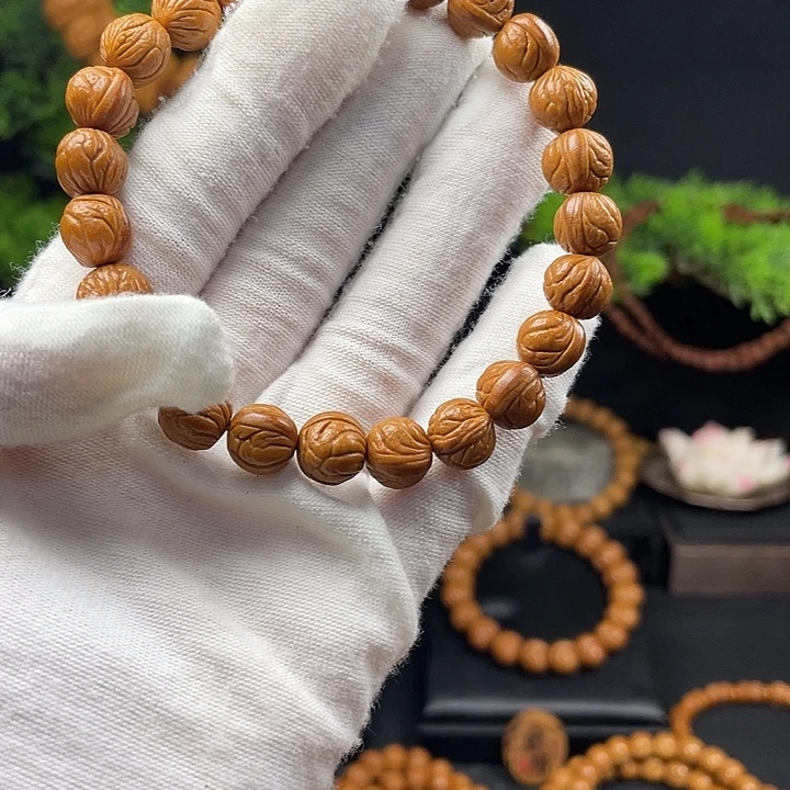 吊坠桃核秦岭龙纹桃核