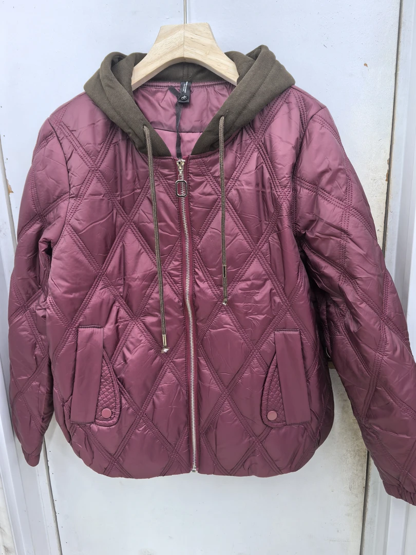 小个子带帽轻薄款棉服超柔软休闲百搭