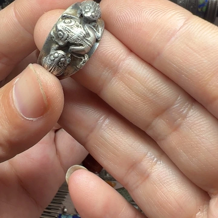 珐琅足银明****利偏远地区不包邮