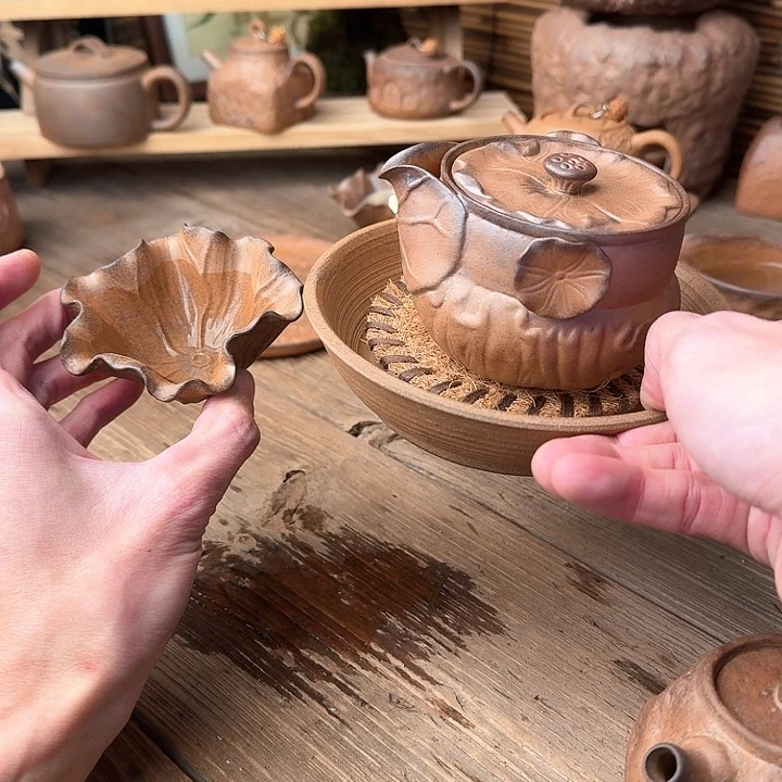原矿老岩泥茶器系列