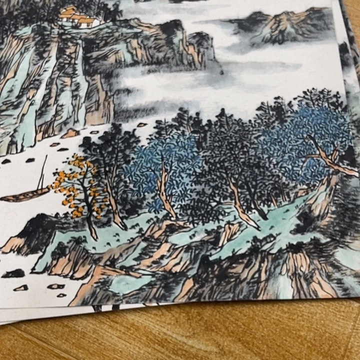 后***来姜奇老师山水作品