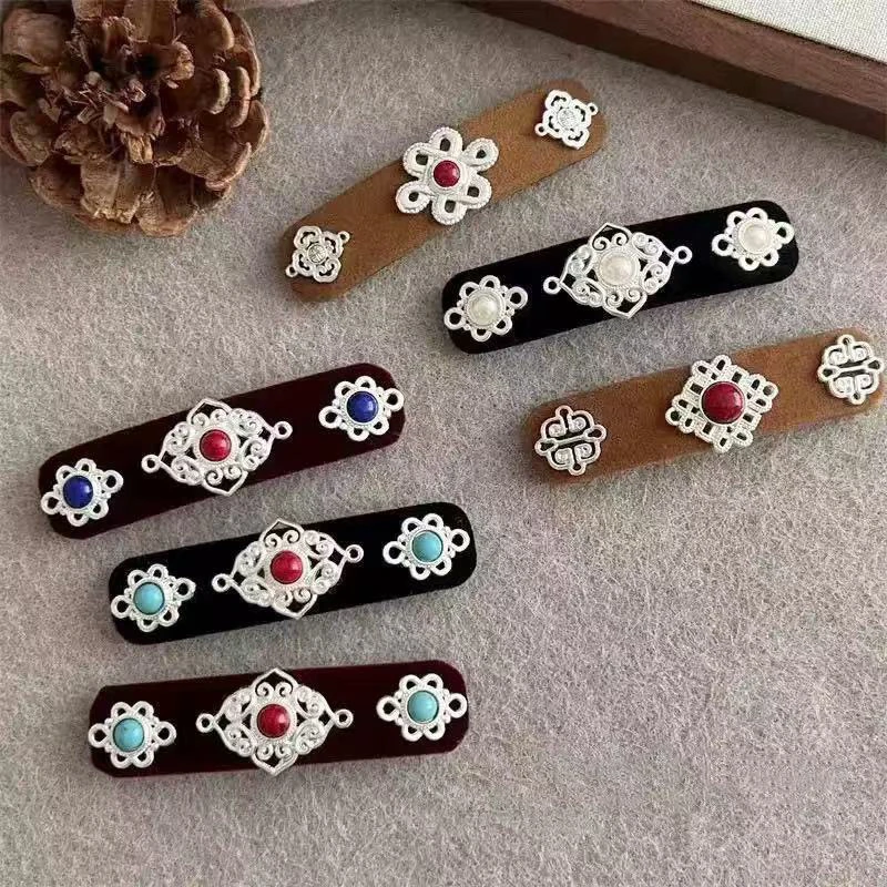 民族风蒙古元素发卡蒙古袍搭配发饰气质发卡