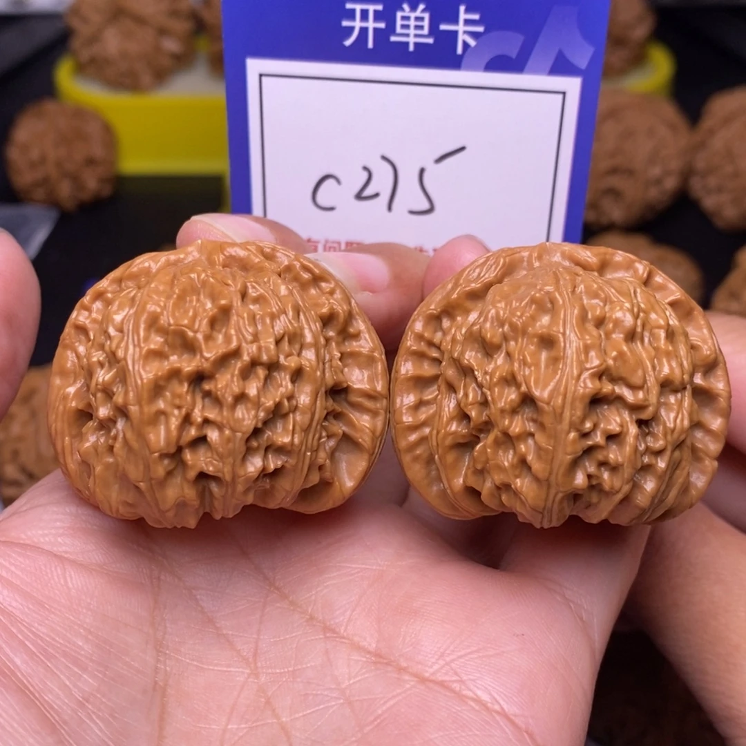 把件文玩核桃41全品白狮子c275