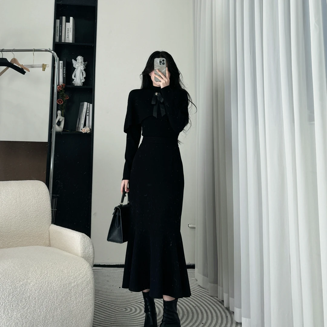 拉夏贝尔25春季新轻熟风显瘦气质百搭优雅上衣+半身裙 10242 ZCJ