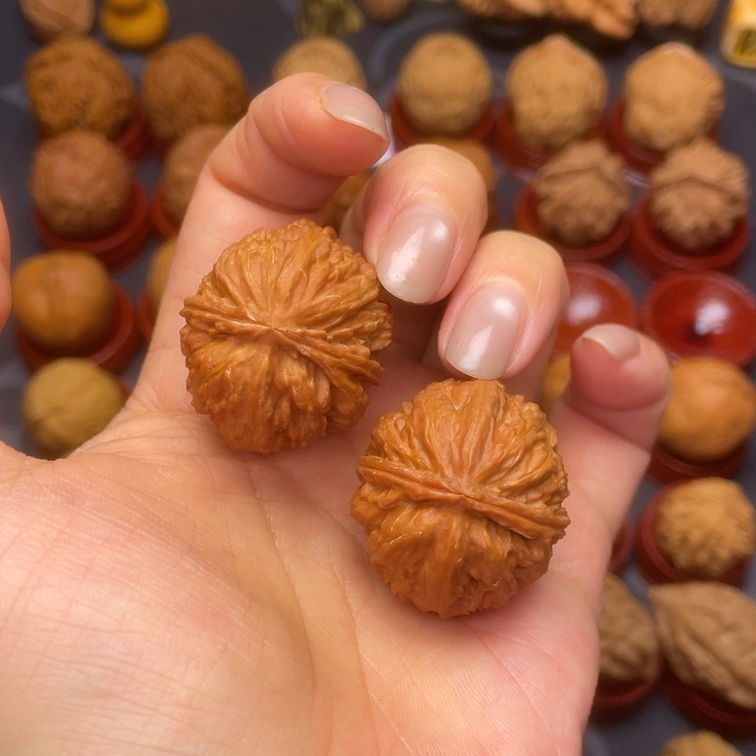 吊坠文玩核桃红锦鲤