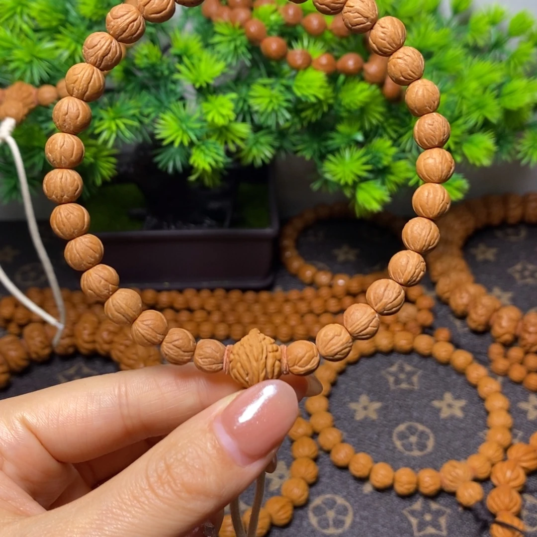 淡***2桃核手串秦岭桃核