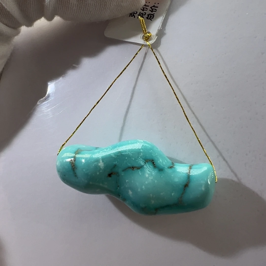 绿松石未镶嵌挂件