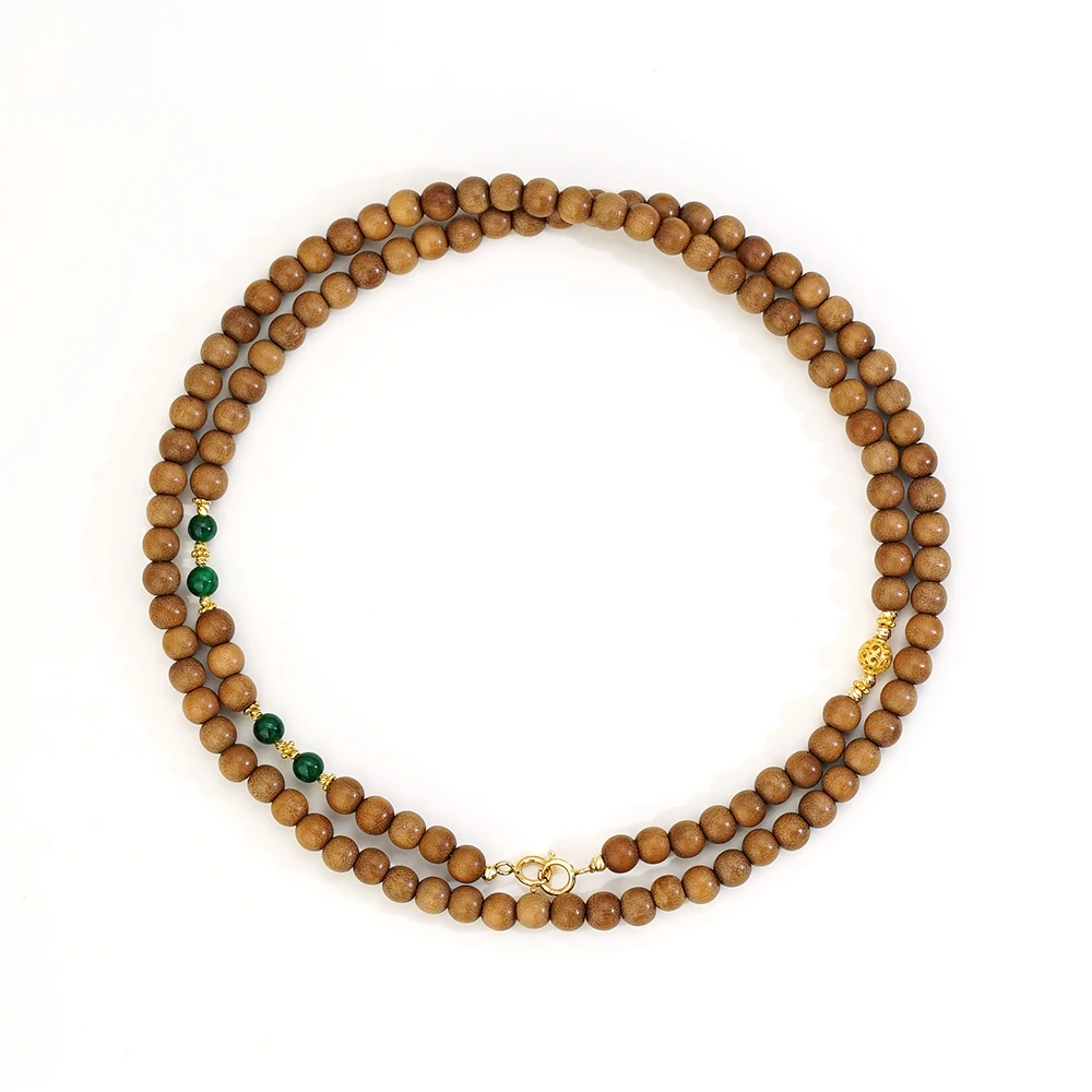 【知久】18K老山檀百搭项链（50/60公分）45311