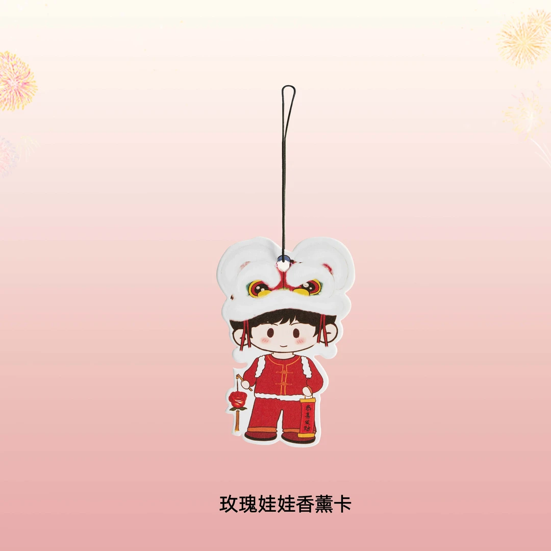 玫瑰娃娃香薰卡