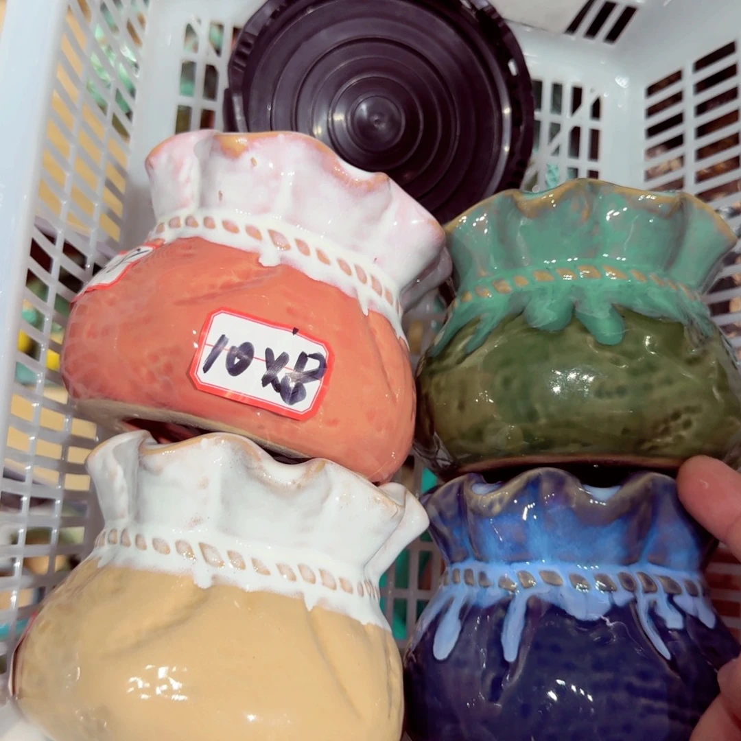 紫砂花盆粗陶盆醋