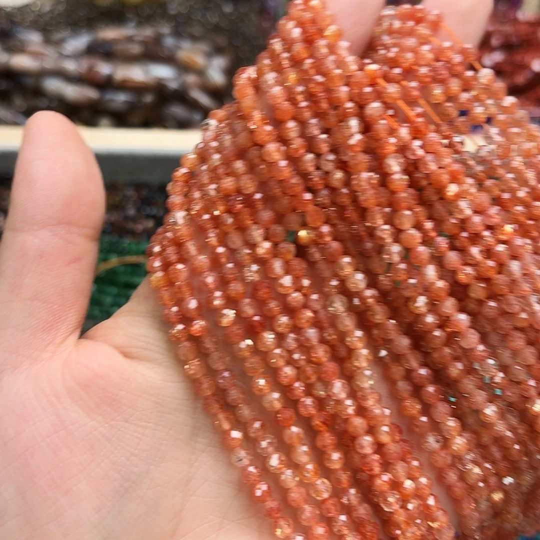 玛瑙/玉髓未镶嵌珠宝半成品卡四金太阳切一条