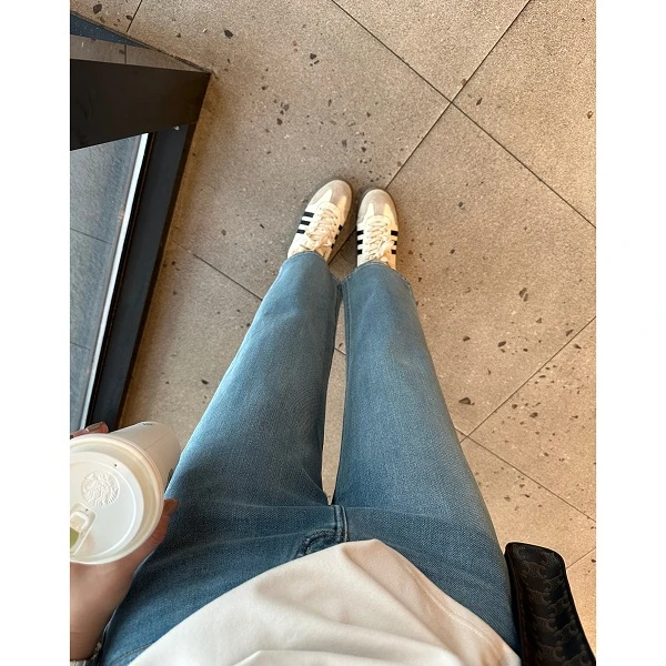 【糯米牛仔】重磅推荐！粉标"莱赛尔完美弹"显腿直直筒九分牛仔裤