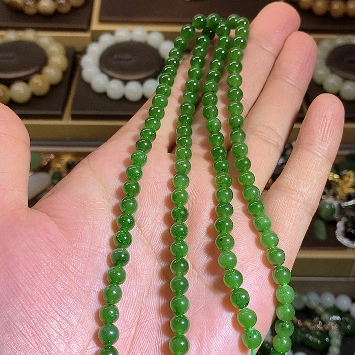 【闪购商品】项链未镶嵌和田玉（碧玉）