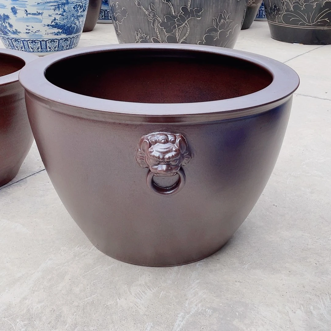 缸瓷器瓷器80高度50瓷器