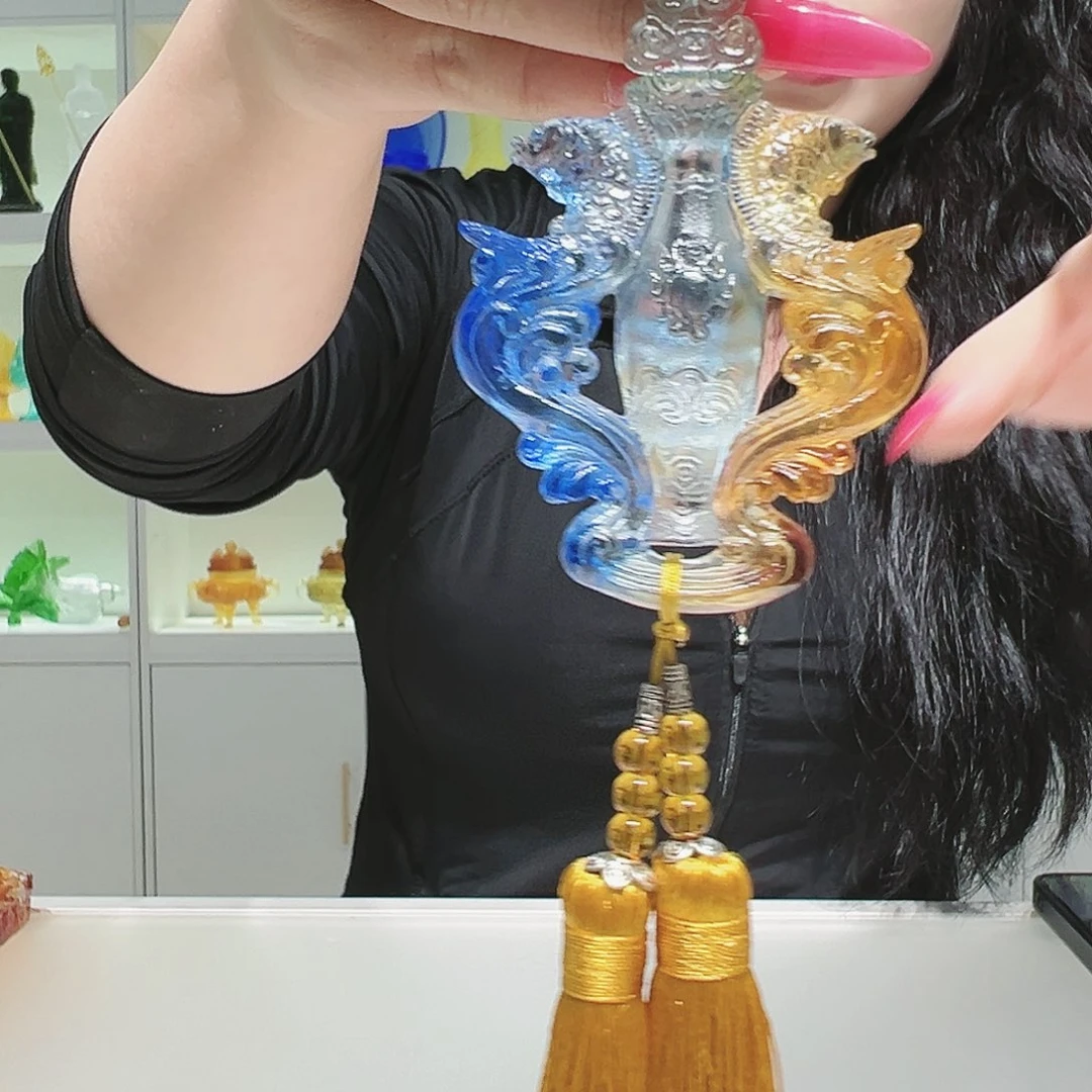 【闪购商品】手工艺品琉璃保平安车挂