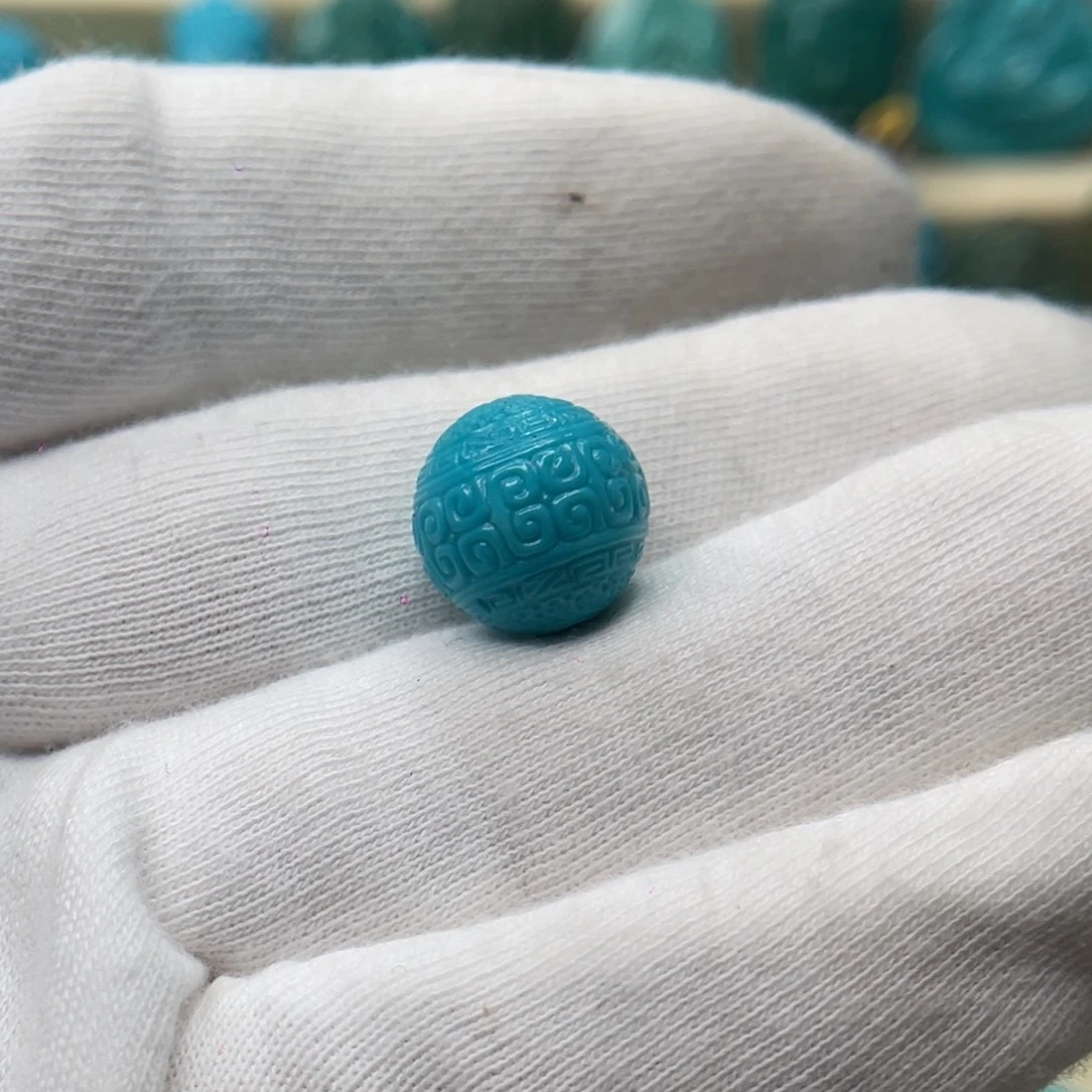 绿松石未镶嵌颈饰卡12.5