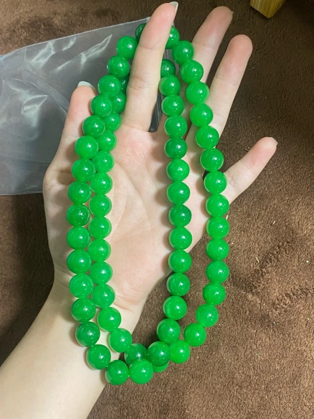 天然缅甸A货翡翠：项链：手串：直播间客服专用链接