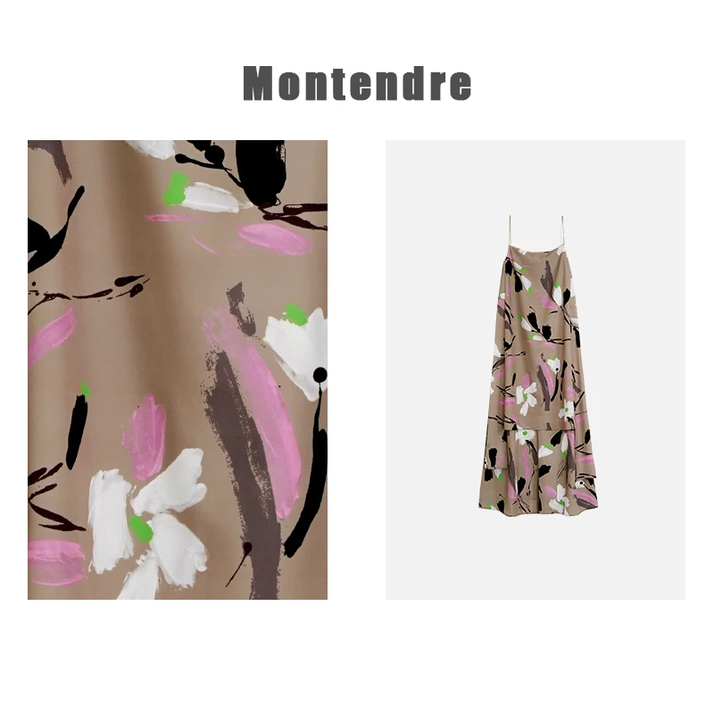 【MonTendre】 夏季新款  M 碎花显瘦气质休闲宽松连衣裙