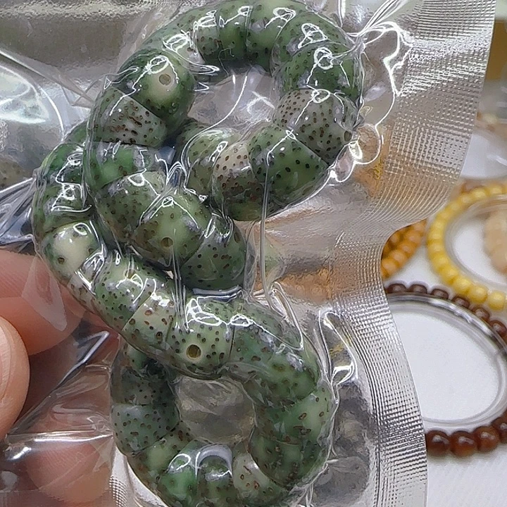 手串星月菩提197绿星月菩提10单圈大肠