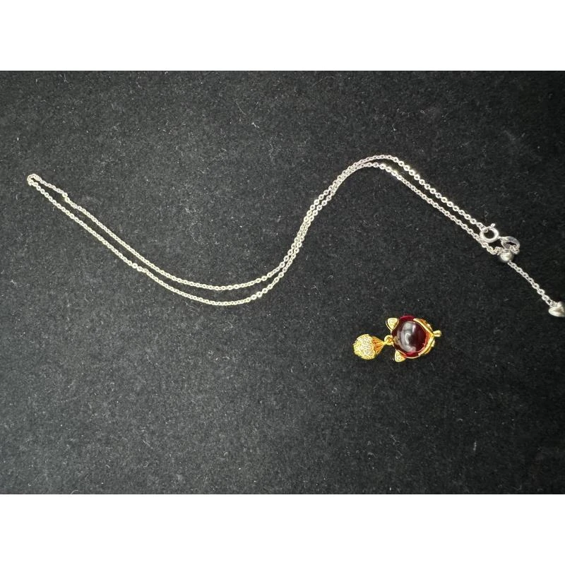 【基地先鉴后发】 48小时鉴赏期  K白爱心抽拉闪O链项链