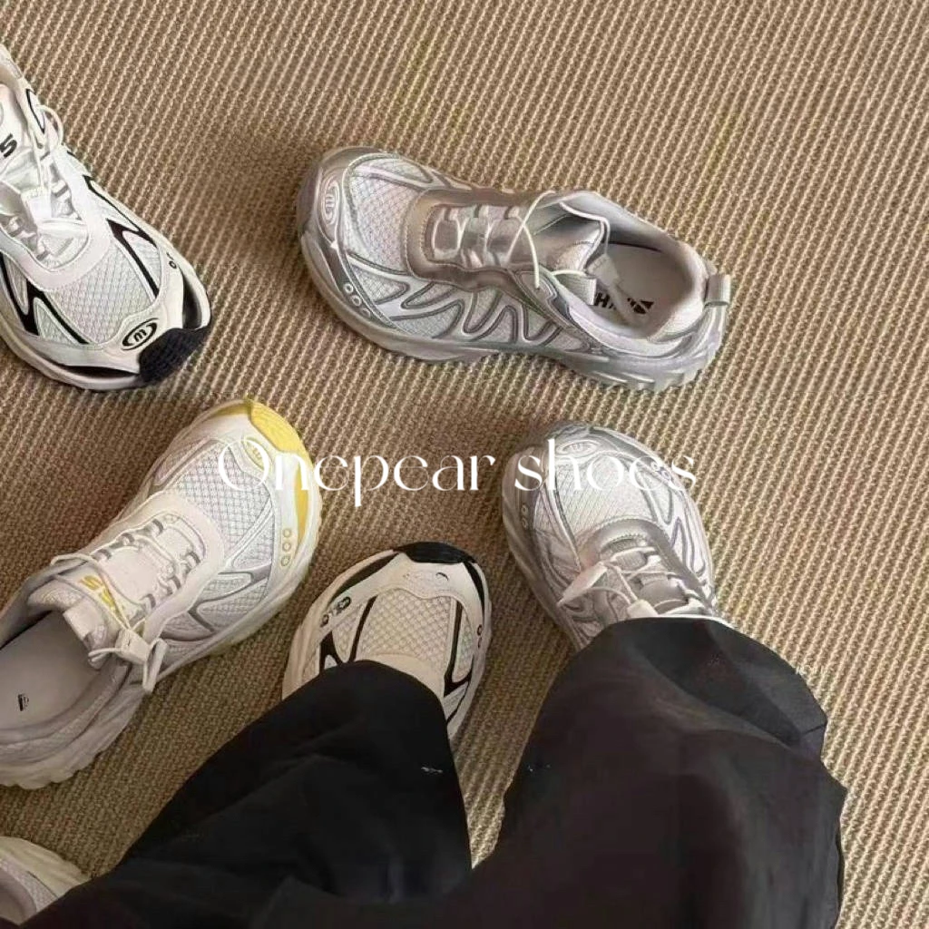 【23姑娘】芒果歪头 | 透气网面歪头时尚休闲鞋2025夏季系带老爹鞋