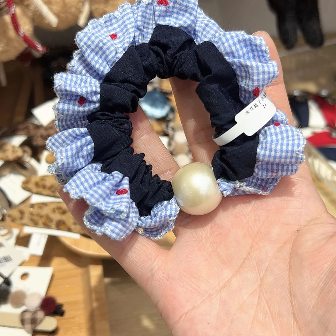非金属布艺篮边发圈