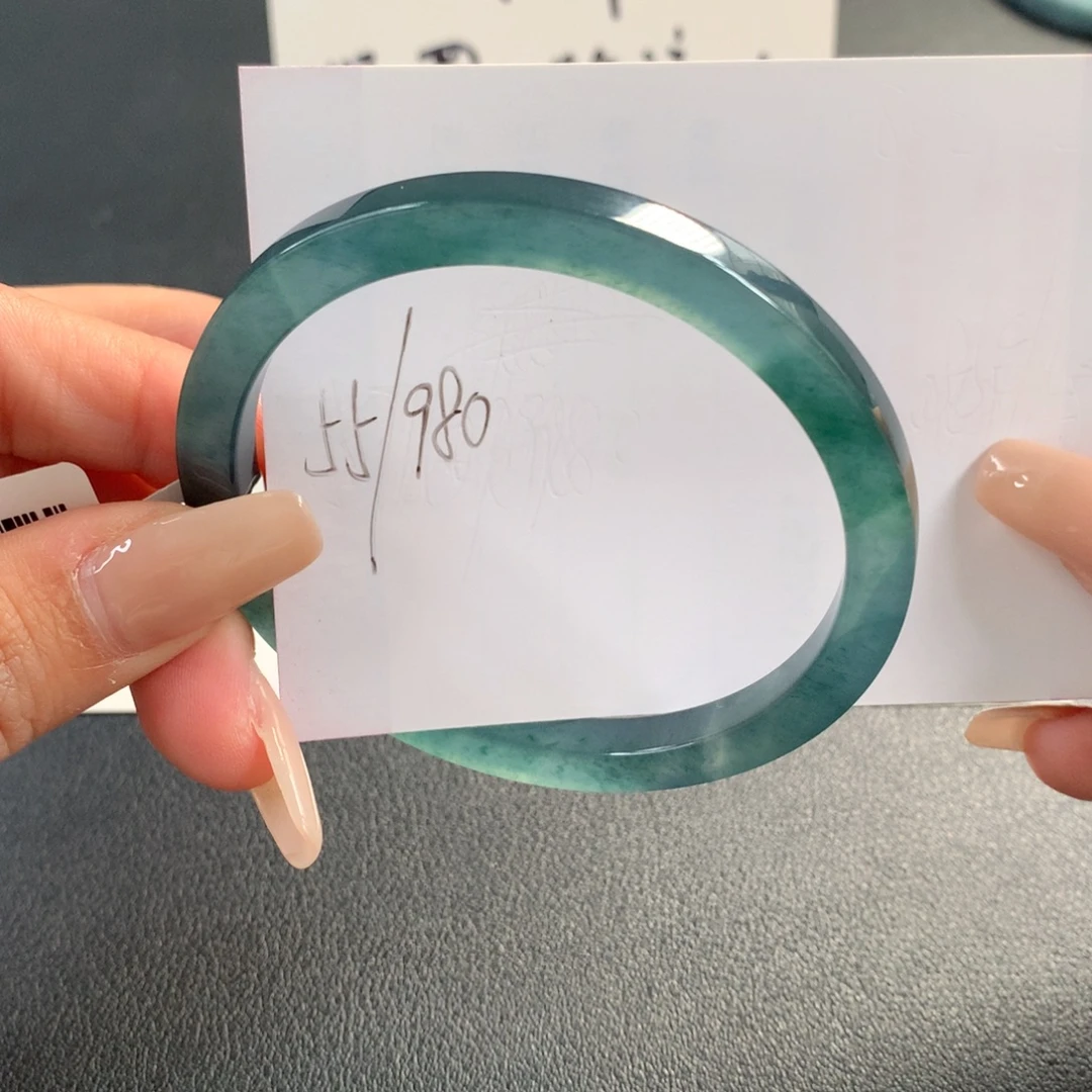 翡翠未镶嵌手镯天然翡翠