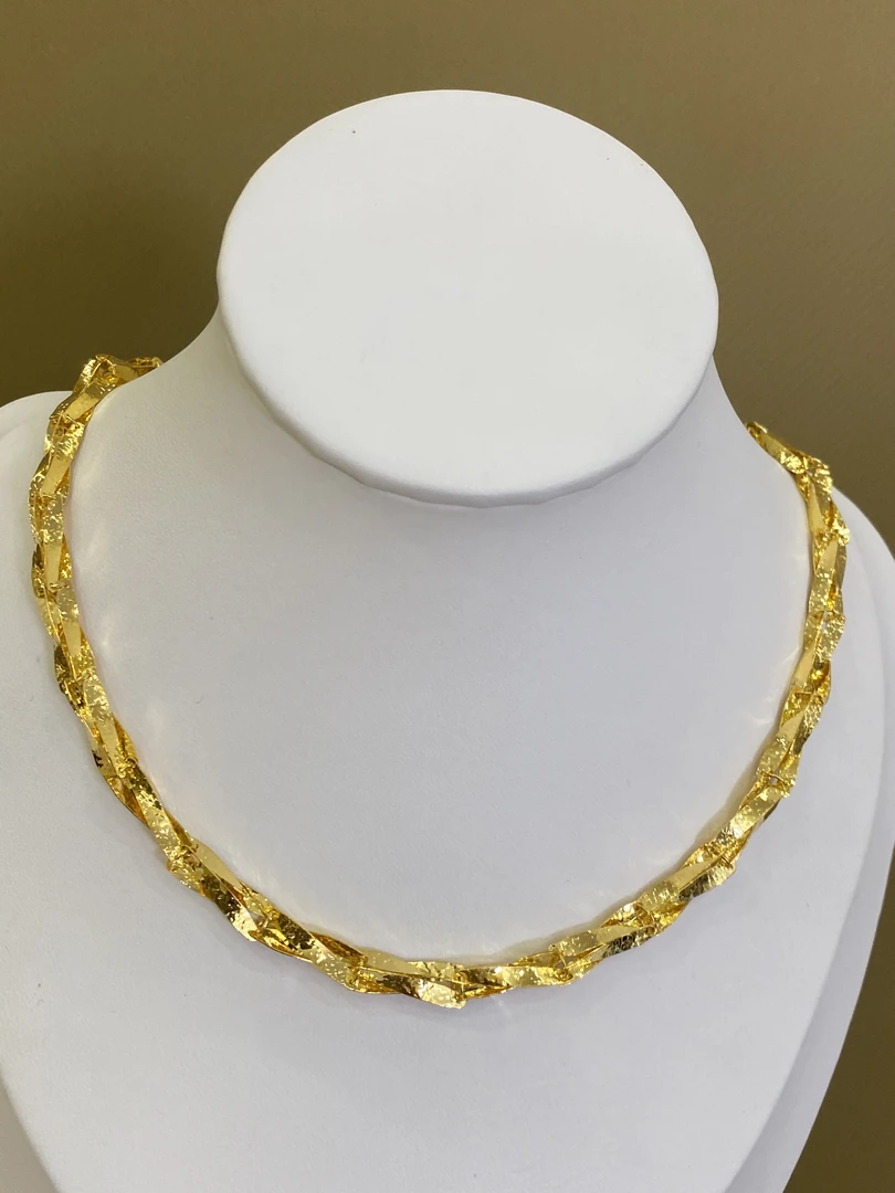 【蔡蔡专享】足金999 流金岁月黄金项链