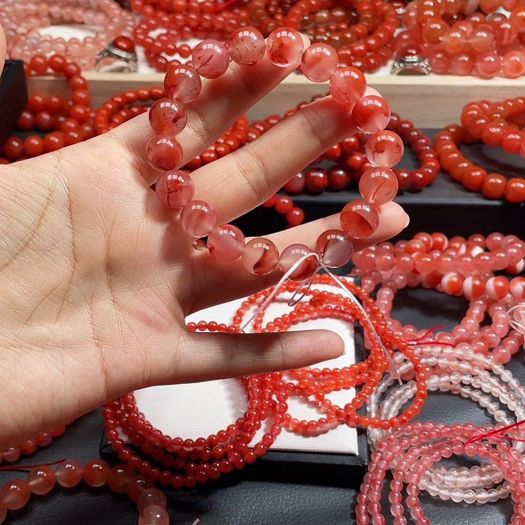 2***4手链未镶嵌南红玛瑙