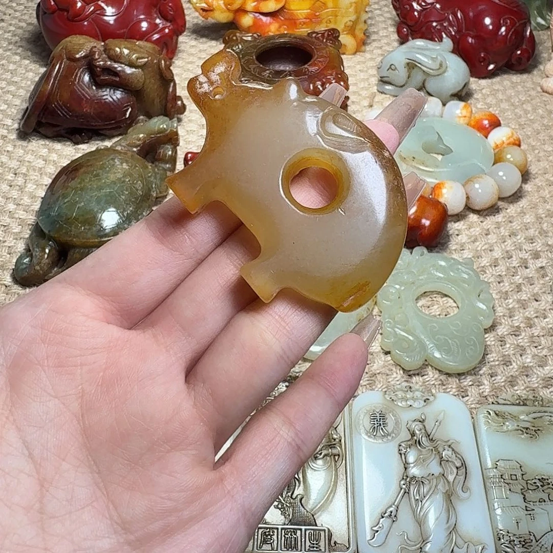 白玉菩提吊坠挂件