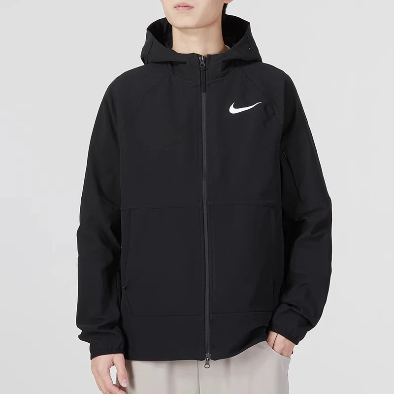 NIKE耐克正品运动外套男装25新款户外保暖连帽跑步休闲夹克DQ6594