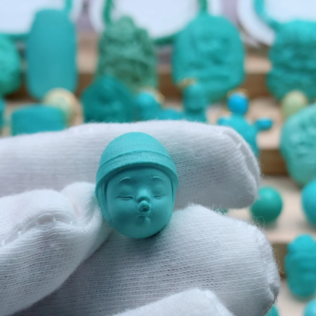 未镶嵌绿松石童趣