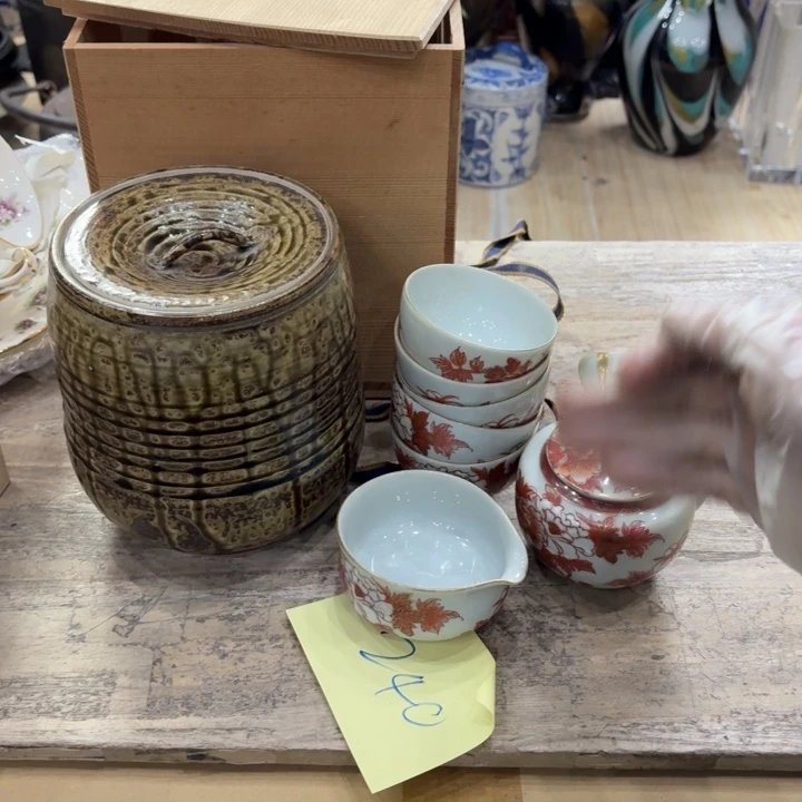 陶瓷古美术置物摆件