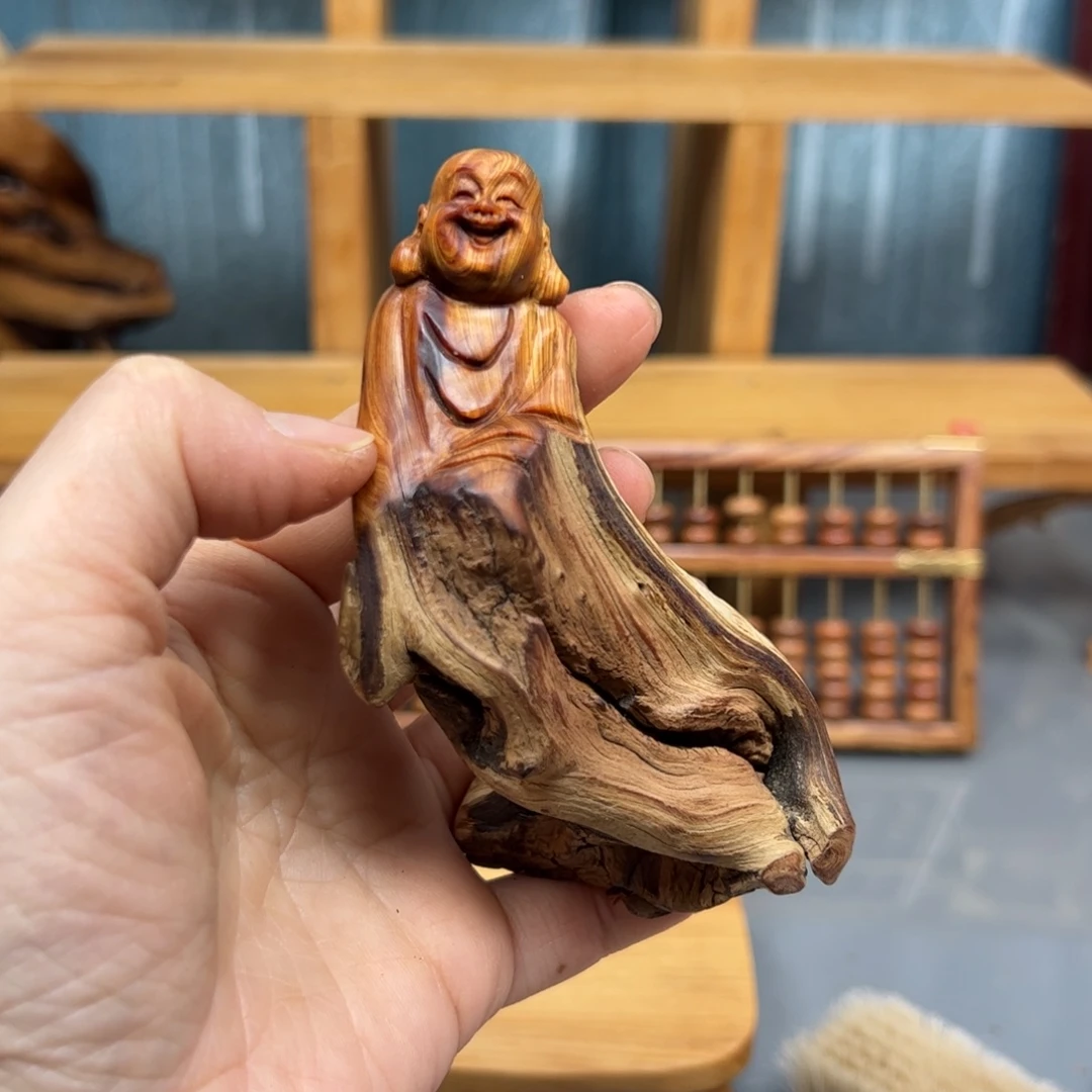 柏木崖柏木摆件手把件，32