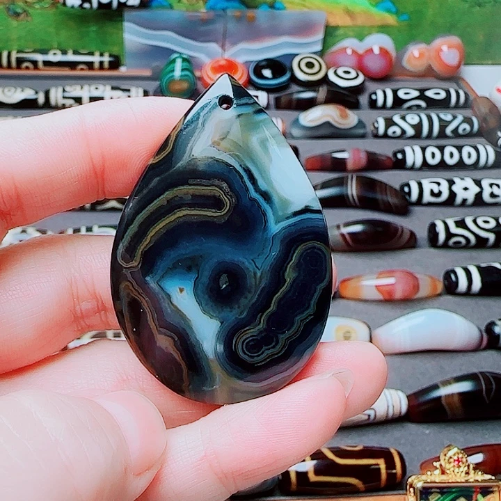 玛瑙/玉髓合金珠宝半成品