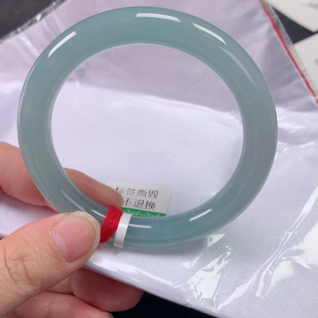 未镶嵌手镯翡翠缅甸天然翡翠手镯57