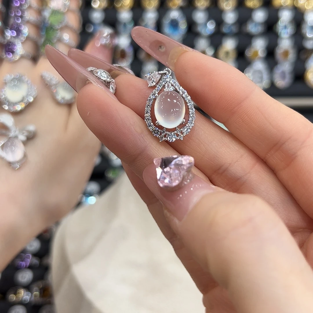 岫玉银S925镶嵌戒指凉****丈