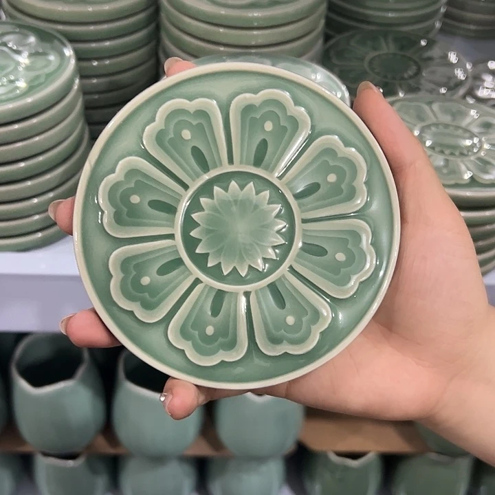 龙泉云间青瓷小米茶器