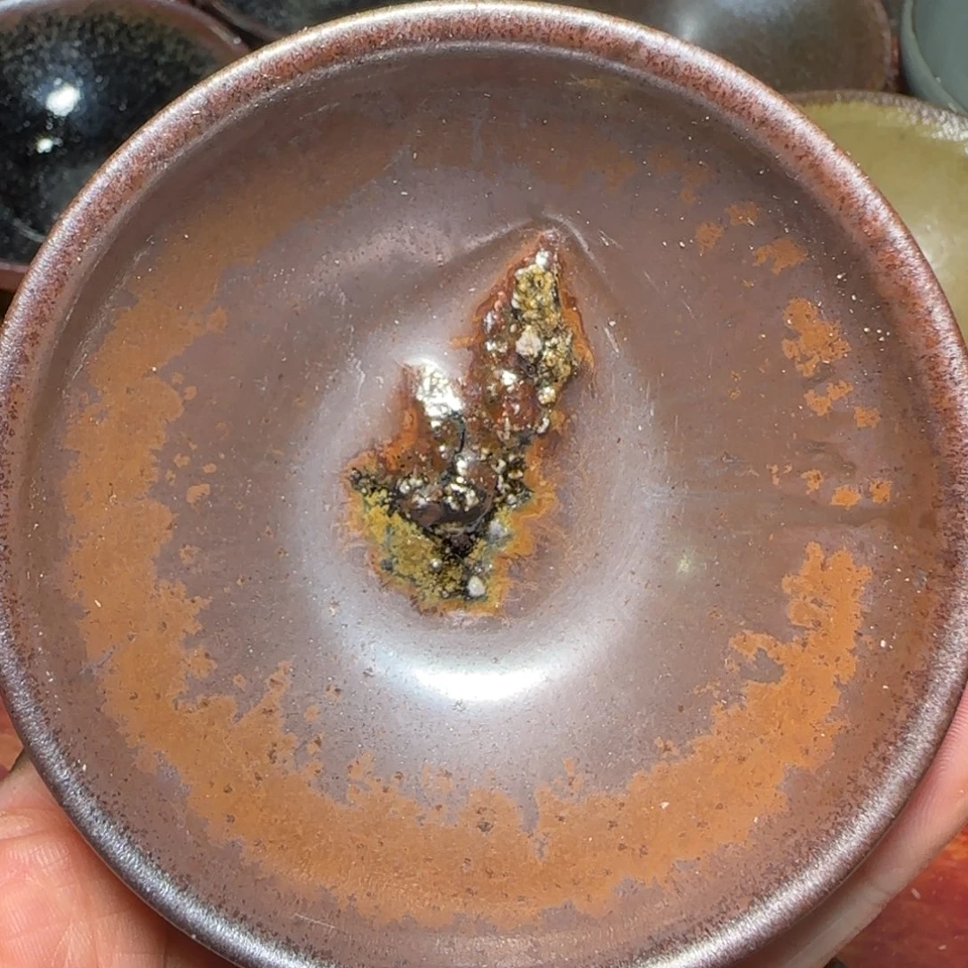 柴烧建盏茶盏茶杯41