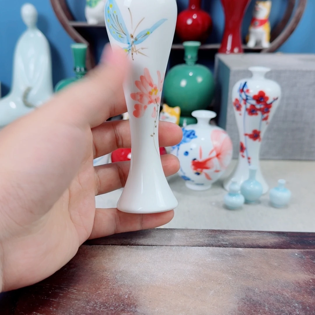 陶瓷手工小花器摆件