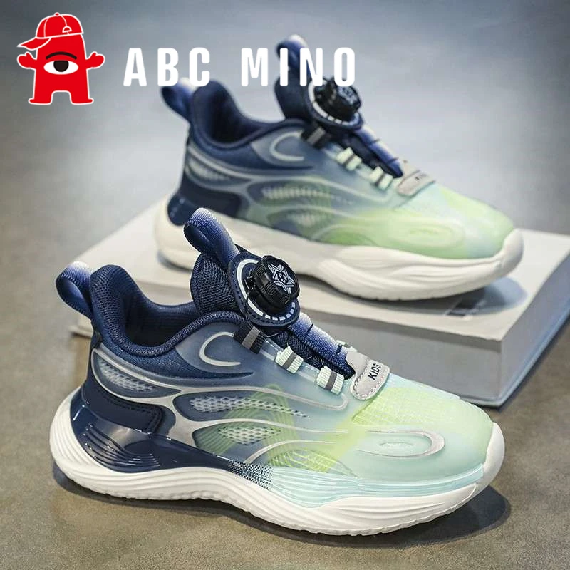 ABC MINO男童运动鞋子春秋款2025新款儿童篮球中大童男孩跑步童鞋