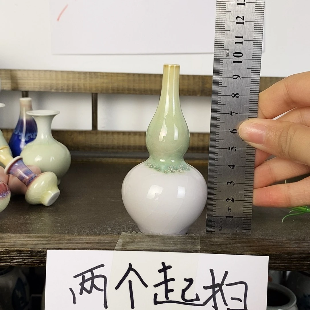 摆件景德镇高温陶瓷小花瓶