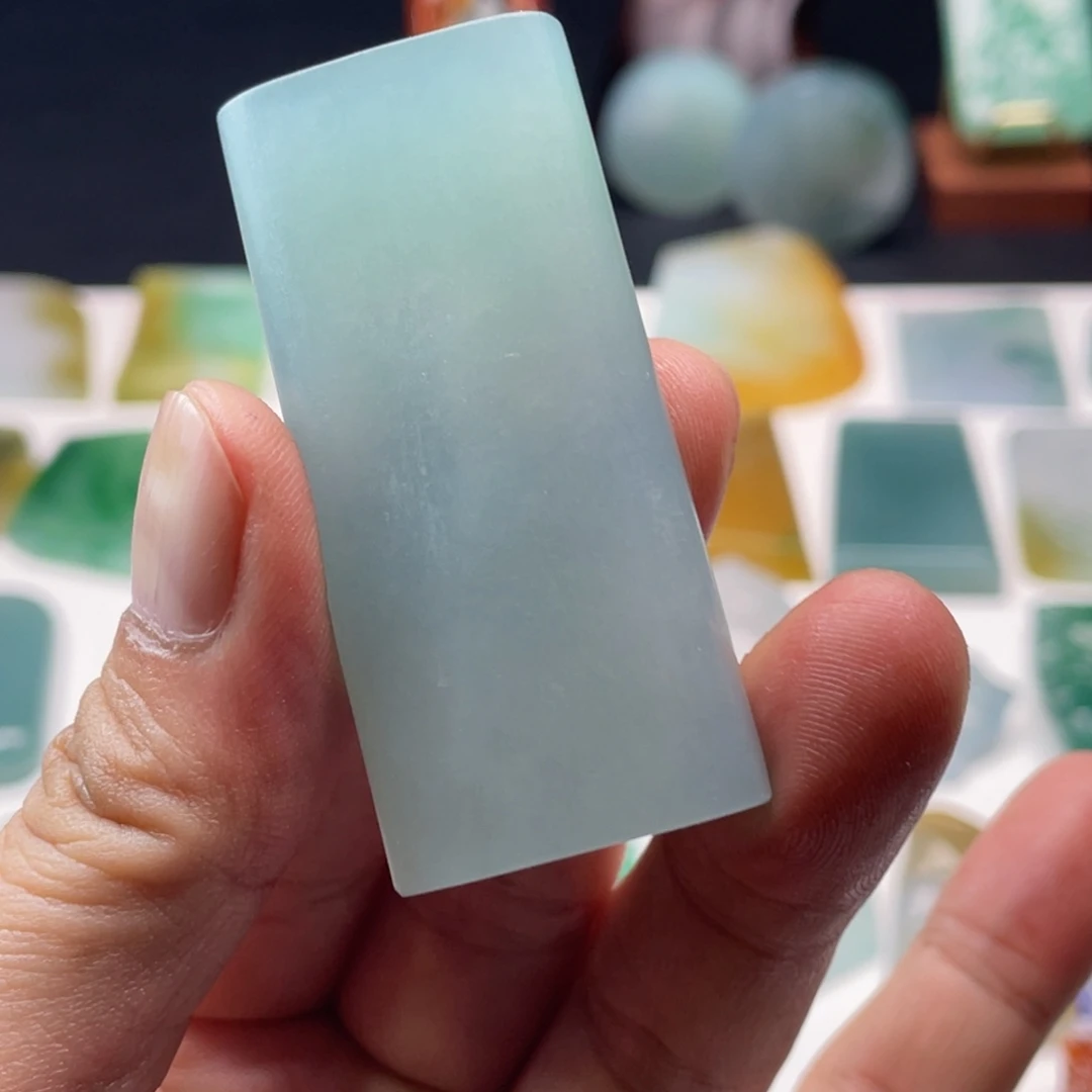 民***事定制翡翠未镶嵌无事牌