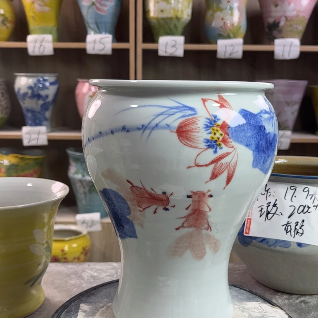 景德镇陶瓷花盆花盆