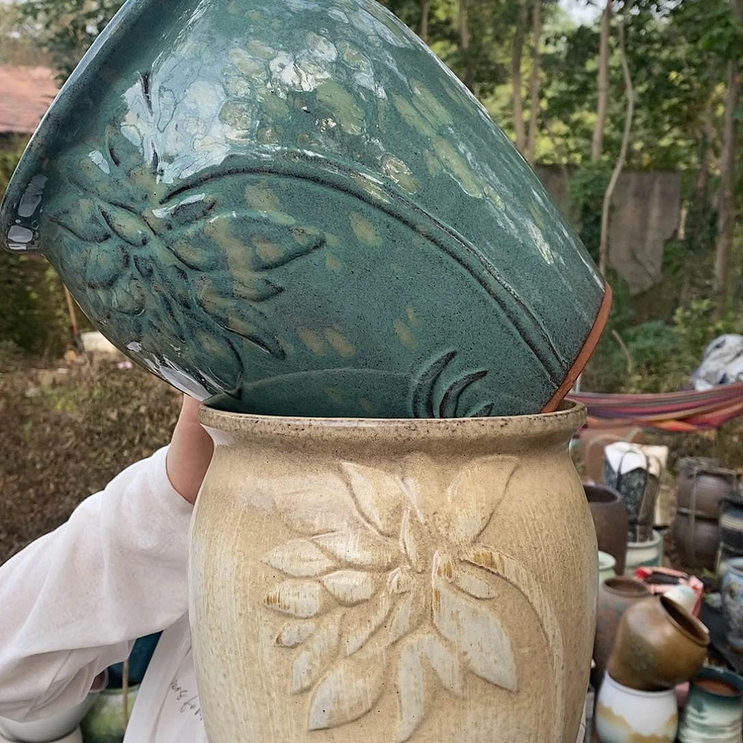 紫砂花盆正品20/25