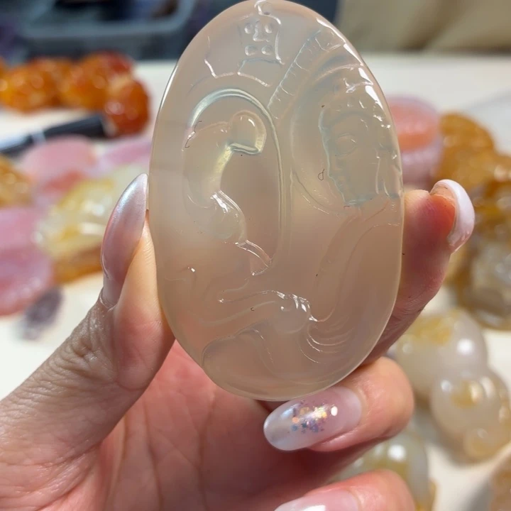 玛瑙/玉髓未镶嵌吊坠(不含链)