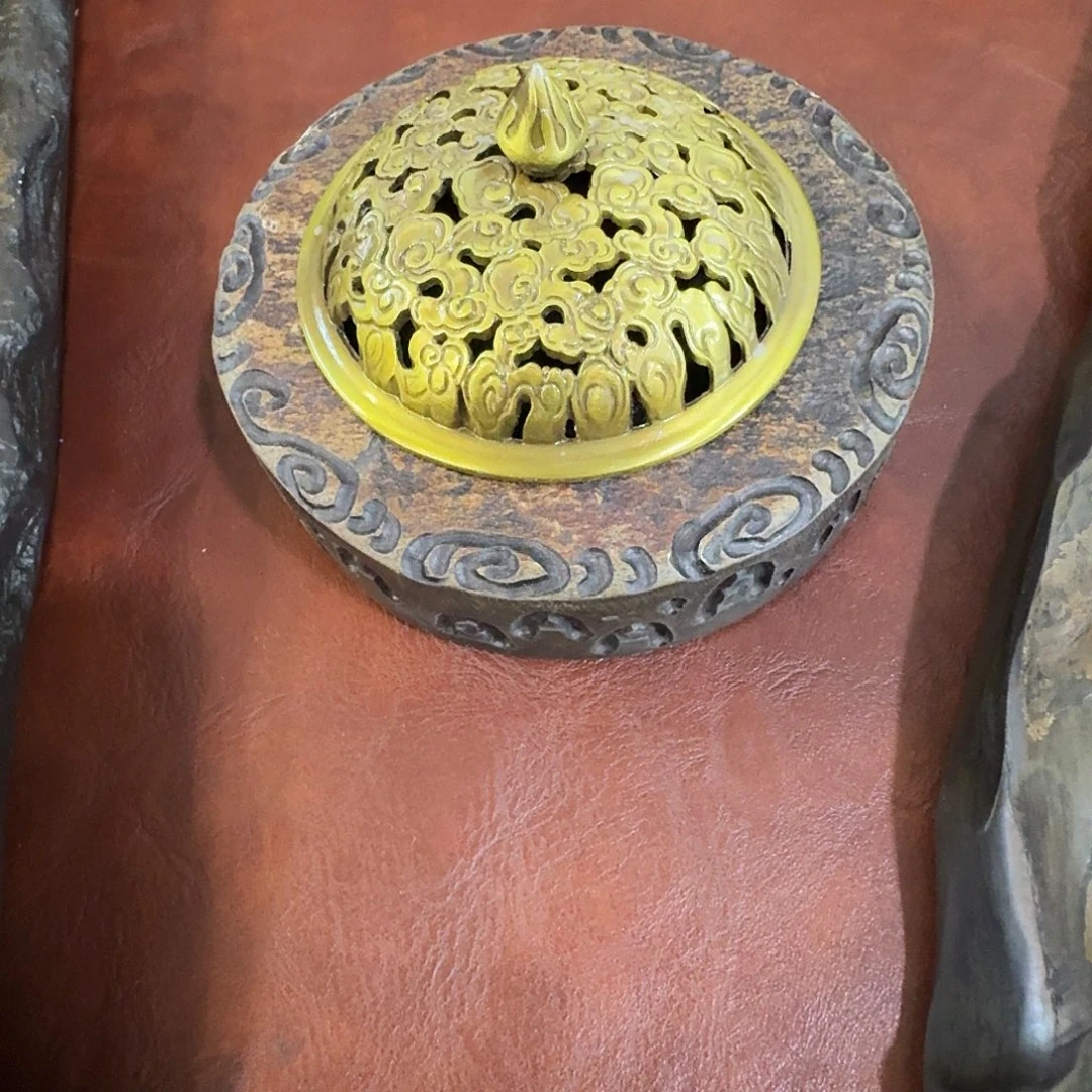 不***n歙砚时刻香炉香炉